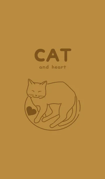 [LINE着せ替え] ネコとハート Or carの画像1