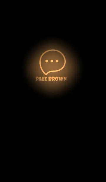 [LINE着せ替え] Pale Brown  Neon Theme V2 (JP)の画像1