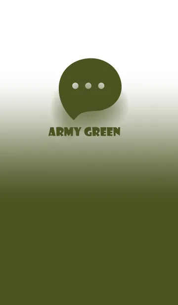 [LINE着せ替え] Army Green & White Theme V.2 (JP)の画像1