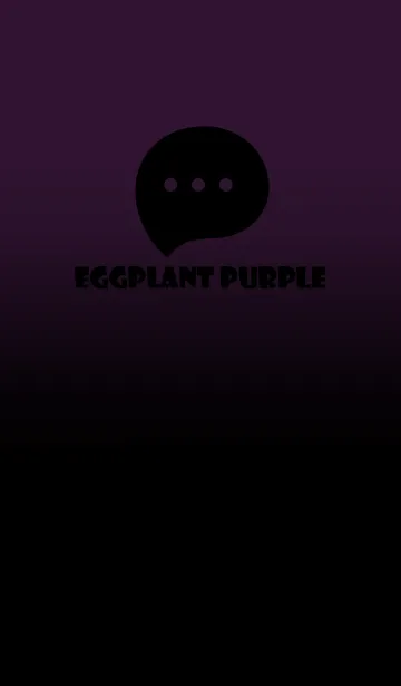 [LINE着せ替え] Black & Eggplant Purple Theme V2 (JP)の画像1