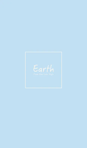 [LINE着せ替え] Earth／サマーライトブルーの画像1