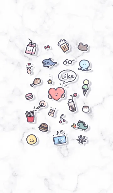 [LINE着せ替え] シンプルなアイコン25★ウィスタリア08_1の画像1