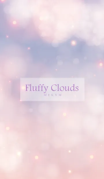 [LINE着せ替え] Fluffy Clouds.PURPLE SKY 12の画像1