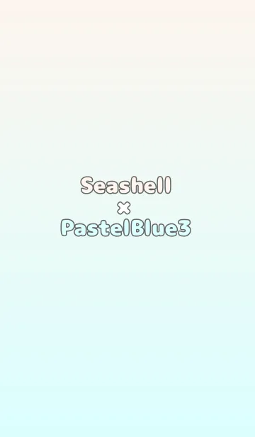 [LINE着せ替え] 貝殻色★パステルブルー3.TKCの画像1