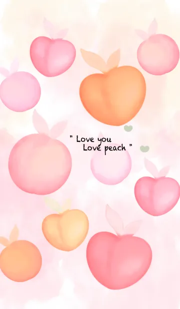 [LINE着せ替え] Wonderful pastel peach 12の画像1