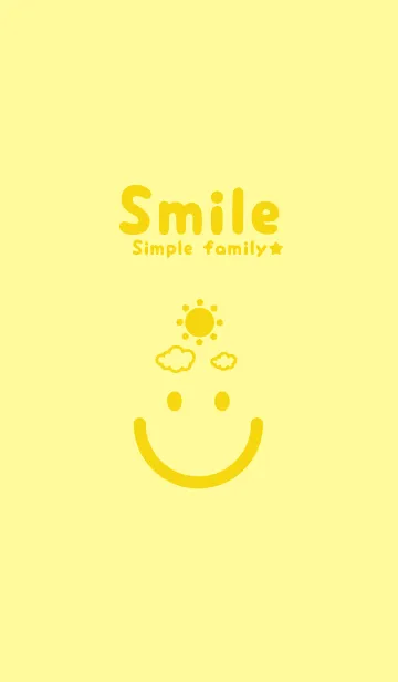 [LINE着せ替え] スマイル＆SUN ライトクリームの画像1