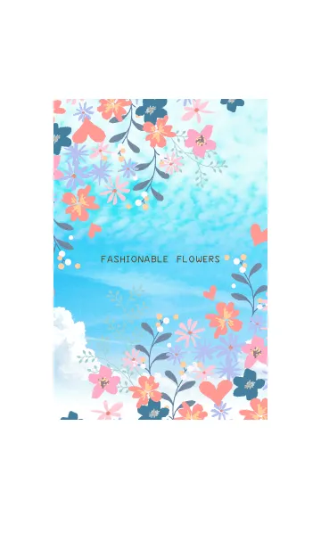 [LINE着せ替え] Fashionable Flowers 5の画像1