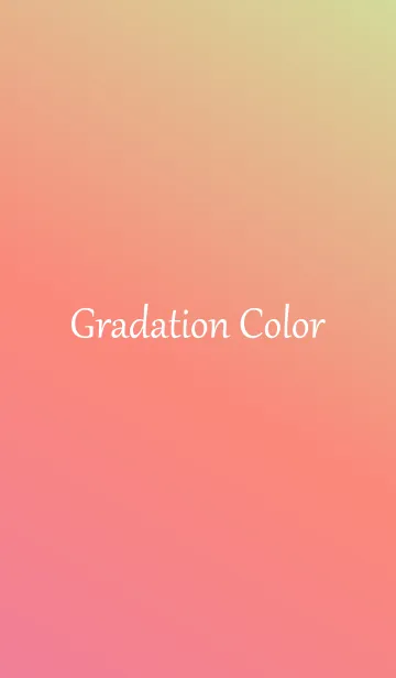 Gradation Color *Pink & Orange & Green*の着せ替えメイン画像
