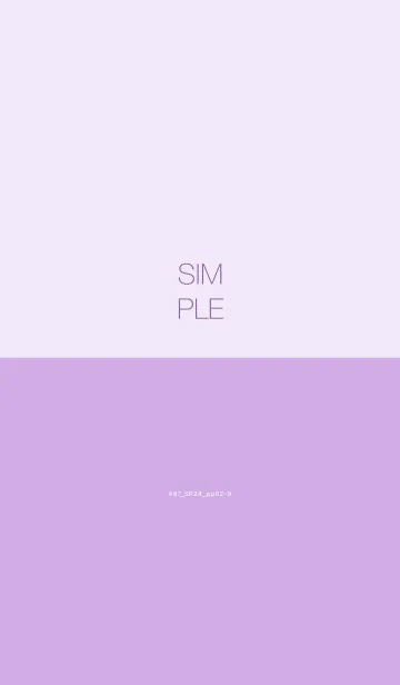 [LINE着せ替え] 487_24_パープル2-9の画像1