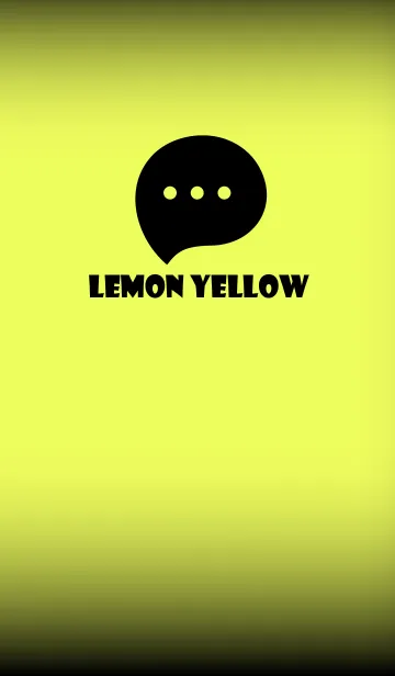 [LINE着せ替え] Lemon Yellow And Black V.2 (JP)の画像1