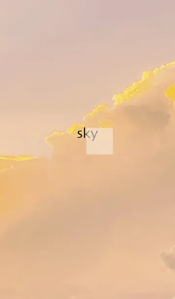 [LINE着せ替え] オレンジ : 夏のエモ空の画像1