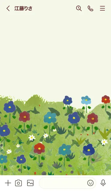 [LINE着せ替え] 油絵アート【garden paint 195】の画像3