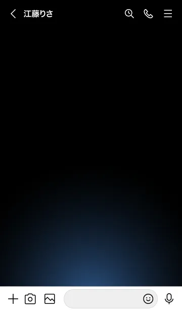 [LINE着せ替え] SILVER LIGHT ICON THEME -Nelson Blue-の画像3