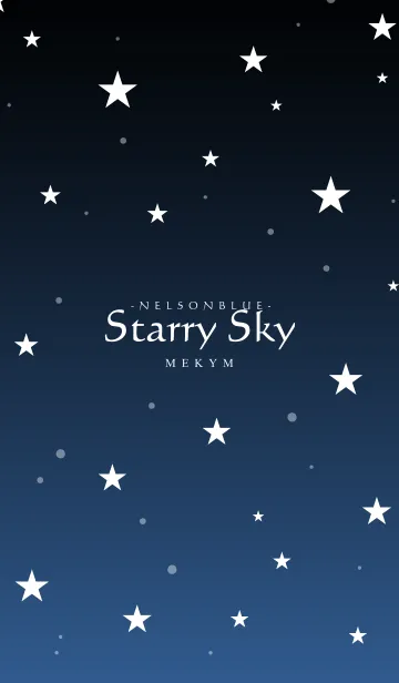 [LINE着せ替え] - Starry Sky Nelson Blue -の画像1