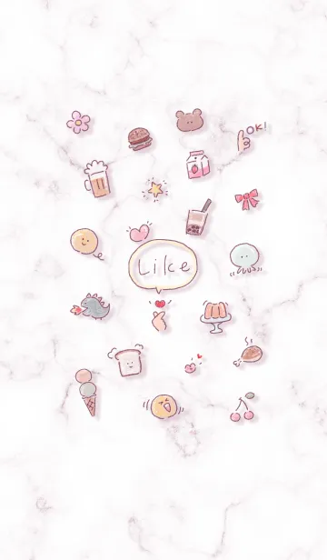 [LINE着せ替え] シンプルお洒落アイコン♥バイオレット04_1の画像1