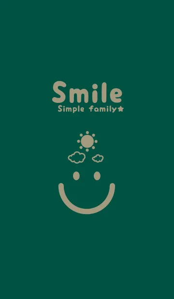 [LINE着せ替え] スマイル＆SUN 鉄色の画像1