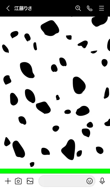 [LINE着せ替え] Dalmatian -Vividgreen-の画像3