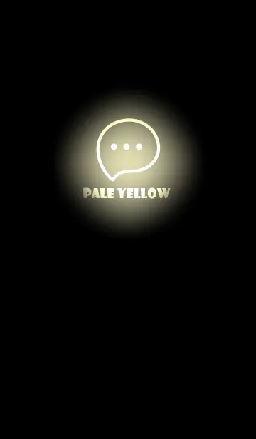 [LINE着せ替え] Pale Yellow Neon Theme V2 (JP)の画像1