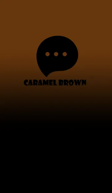 [LINE着せ替え] Black & Caramel Brown Theme V2 (JP)の画像1