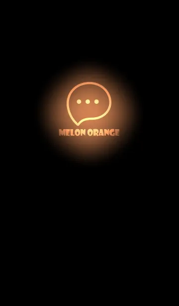 [LINE着せ替え] Melon Orange  Neon Theme V2 (JP)の画像1