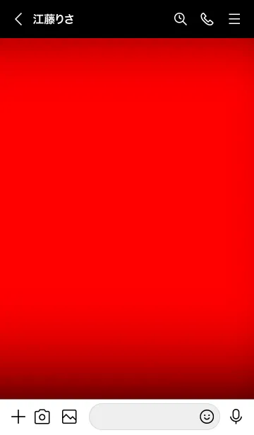 [LINE着せ替え] Red  And Black V.2 (JP)の画像3