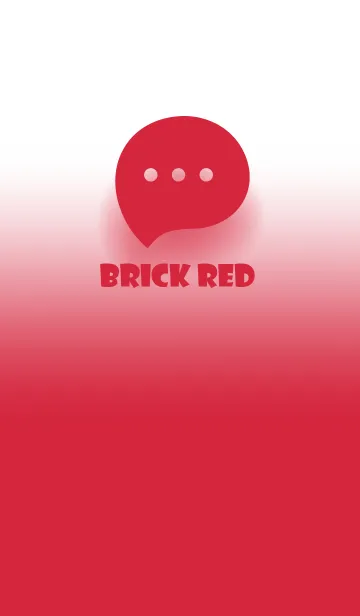[LINE着せ替え] Brick Red & White Theme V.2 (JP)の画像1