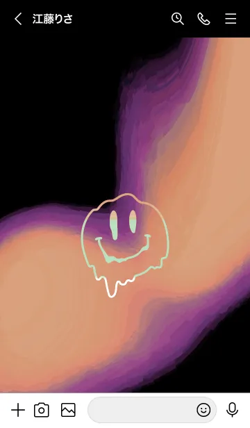 [LINE着せ替え] サイケデリック スマイル 221の画像3