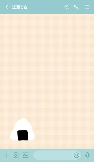 [LINE着せ替え] おにぎり シンプル24の画像3