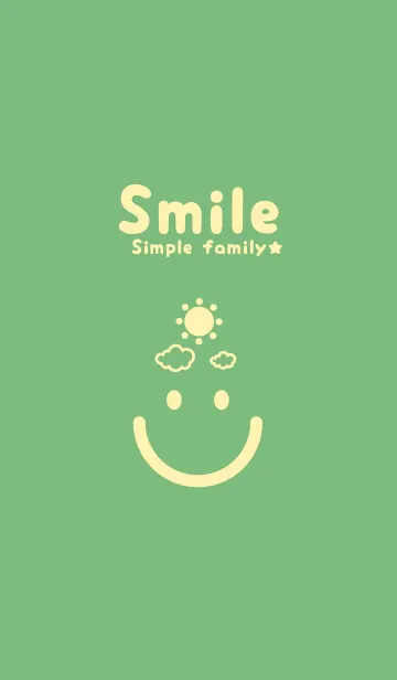 [LINE着せ替え] スマイル＆SUN 浅葱鼠の画像1