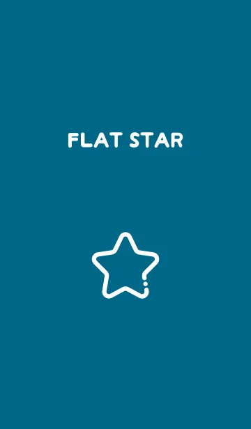 [LINE着せ替え] FLAT STAR / Marine Blueの画像1