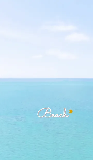 [LINE着せ替え] 海と空 月'ピンク'の画像1