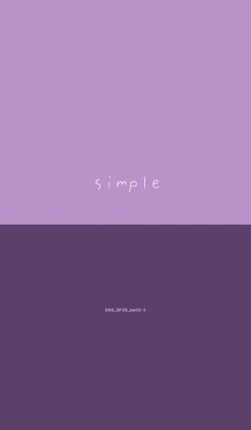 [LINE着せ替え] D88_26_パープル5-3の画像1