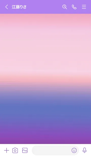 [LINE着せ替え] シンプル グラデーション _24の画像3