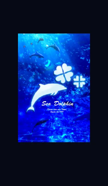 [LINE着せ替え] 運気を引き寄せるイルカ2 水族館の画像1