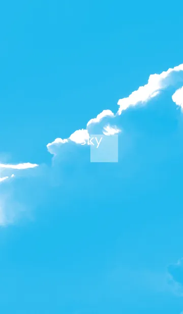 [LINE着せ替え] スカイブルー : 夏のエモ空の画像1
