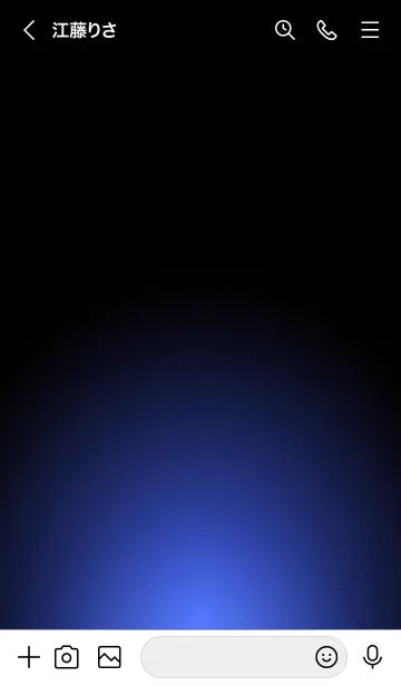 [LINE着せ替え] NEON BLUE LIGHT ICON THEME 2の画像3