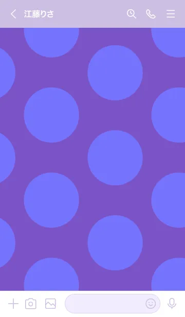 [LINE着せ替え] シンプル ドット 116の画像3