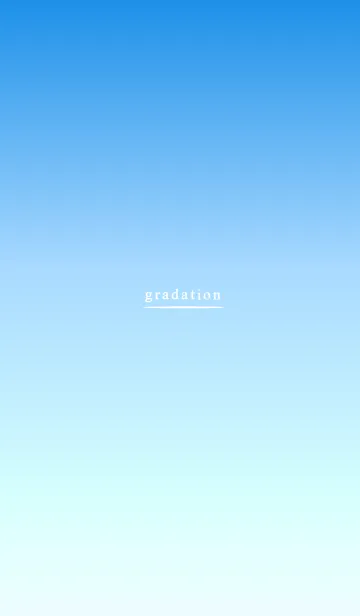 [LINE着せ替え] Gradation  青空 ブルースカイの画像1
