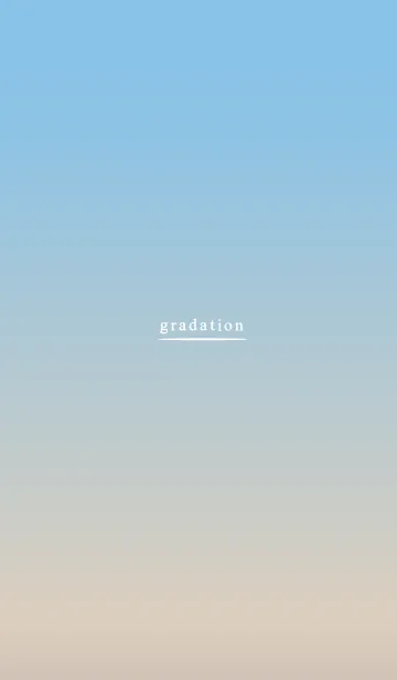 [LINE着せ替え] Gradation ペールカラー 夕焼けの画像1