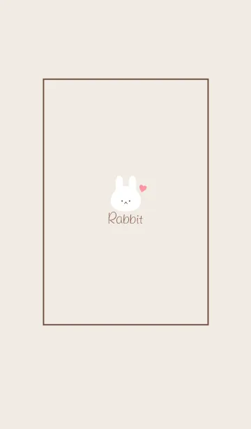 [LINE着せ替え] Rabbit-Dusky.Beige 15の画像1