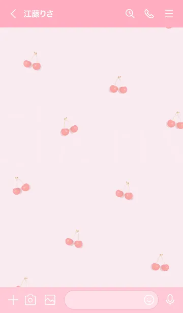 [LINE着せ替え] フレッシュでかわいいさくらんぼ♪15の画像3