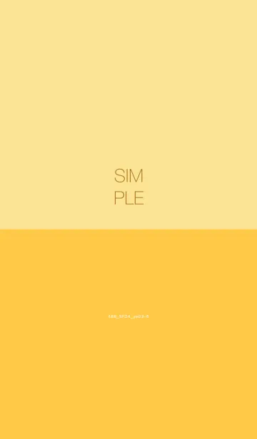 [LINE着せ替え] 488_24_イエロー3-6の画像1