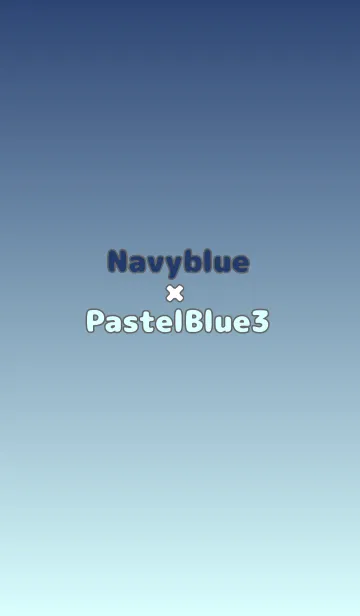 [LINE着せ替え] 紺色★パステルブルー3.TKCの画像1
