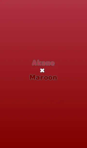 [LINE着せ替え] 茜色★マルーン.TKCの画像1