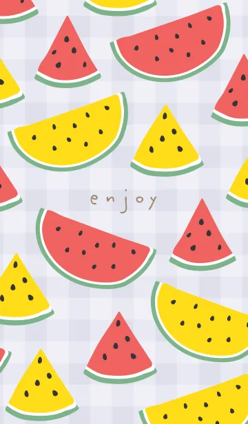 [LINE着せ替え] 大きいスイカ17の画像1