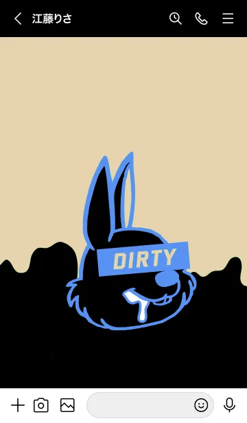 [LINE着せ替え] ダーティー ラビット 71の画像3
