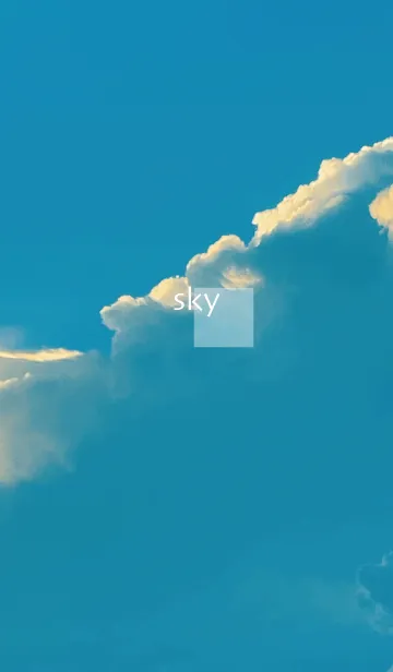 [LINE着せ替え] 青 : 夏のエモ空の画像1