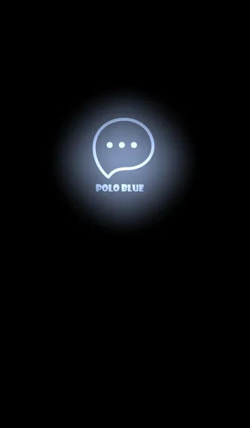 Polo Blue Neon Theme V2 (JP)の着せ替えメイン画像