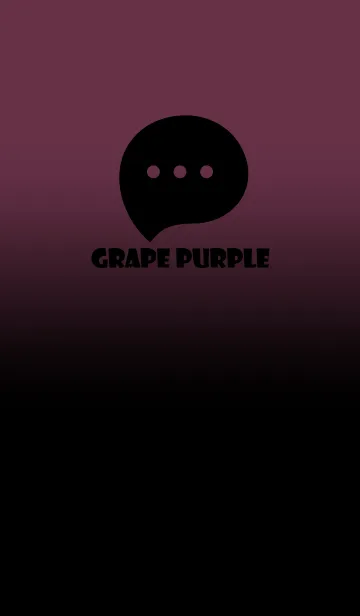 [LINE着せ替え] Black & Grape Purple Theme V2 (JP)の画像1