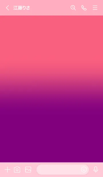 [LINE着せ替え] Lollipop Purple & Brick Pink  V2 (JP)の画像3